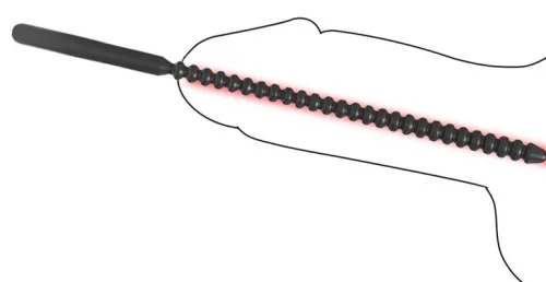 Prémium szilikon U-alakú intim eszköz - 17cm x 9mm