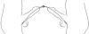 Double Flexi Duo – rugalmas kettős húgycső szonda 34 cm