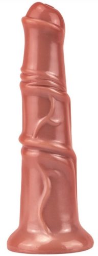 Dildo Monster Pony – prémium barna dildó 23 cm hosszú