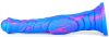 Dildo Dog Long – 26 cm-es prémium dildó kék-rózsaszínben