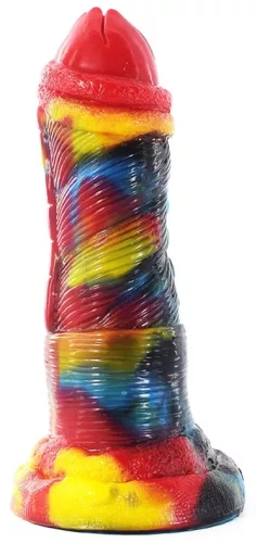 Nox – színes prémium dildó 18 x 6 cm