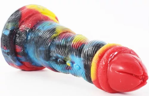 Nox – színes prémium dildó 18 x 6 cm