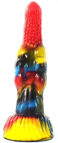 Freki – színes prémium dildo 20 cm hosszú
