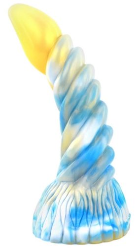 Arkan Dildo - prémium arany-kék intim eszköz 18 cm