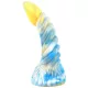 Arkan Dildo - prémium arany-kék intim eszköz 18 cm