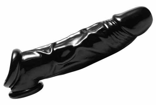 Prémium péniszvédő tok – 21 x 5 cm, fekete