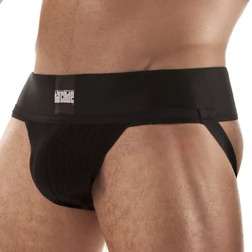 Sergey Basic – stílusos fekete jockstrap férfiaknak