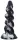 Gimli - prémium fekete-fehér anális dugó 19 x 5,5 cm