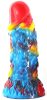 Toadyk – színes prémium dildó (17 x 6 cm)