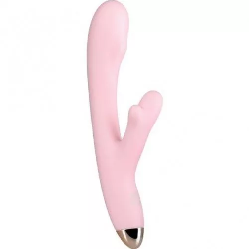 Toyfa Vibrátor kétkaros, 8 mód, USB-töltés 22,5 cm rózsaszín