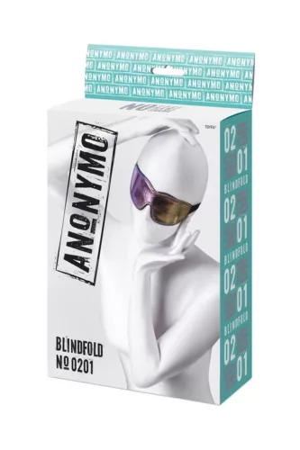 Anonymo Szexjáték PVC anyagú nyomott mintás maszk 27,5 cm