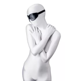 Anonymo Szexmaszk PU bőr, állítható, 26,5 cm fekete