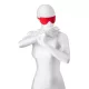 Anonymo Maszk PU bőr piros 65 cm