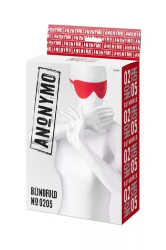 Anonymo Maszk PU bőr piros 65 cm