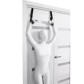   Anonymo Kötöző Csuklópántok Ajtóra Rögzíthető, Állítható 23 cm Ezüst