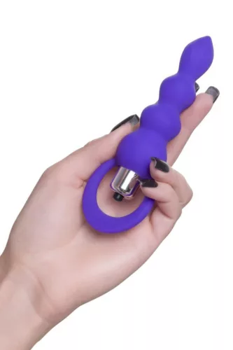 ToDo by Toyfa Twisty análdugó szilikon lila 14 cm 3,2 cm átmérő