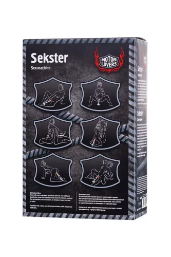 Sekster Szexgép ABS 29 cm fekete