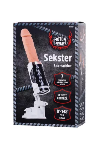 Sekster Szexgép ABS 29 cm fekete