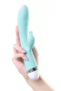 Toyfa Flovetta Vibrátor Kettős stimuláció 22 cm menta