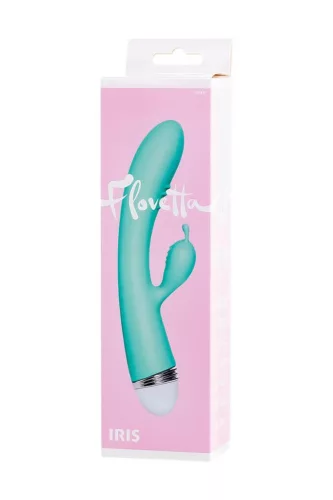 Toyfa Flovetta Vibrátor Kettős stimuláció 22 cm menta
