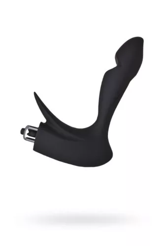 Erotist Prosztata stimulátor Kettős stimuláció, erős rezgés 14,4 cm fekete