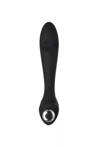 Erotist Prosztata stimulátor Kettős stimuláció, erős rezgés 14,4 cm fekete