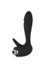 Erotist Prosztata stimulátor Kettős stimuláció, erős rezgés 14,4 cm fekete