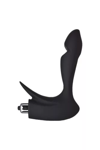 Erotist Prosztata stimulátor Kettős stimuláció, erős rezgés 14,4 cm fekete