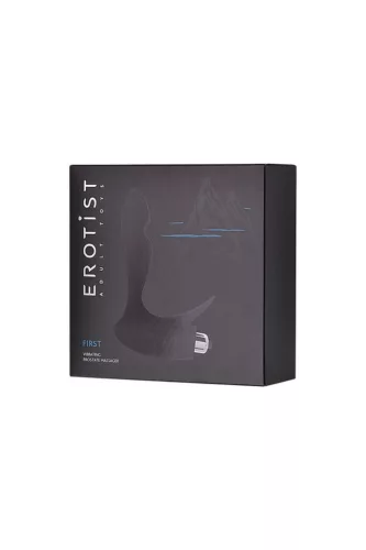 Erotist Prosztata stimulátor Kettős stimuláció, erős rezgés 14,4 cm fekete