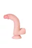 RealStick Dildó Realisztikus design, hipoallergén 22,5 cm bőrszínű