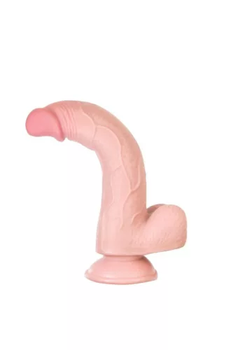 RealStick Dildó Realisztikus design, hipoallergén 22,5 cm bőrszínű