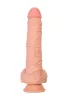 RealStick Dildó Realisztikus, mozgatható tetejű, állítható 28,5 cm hús színű
