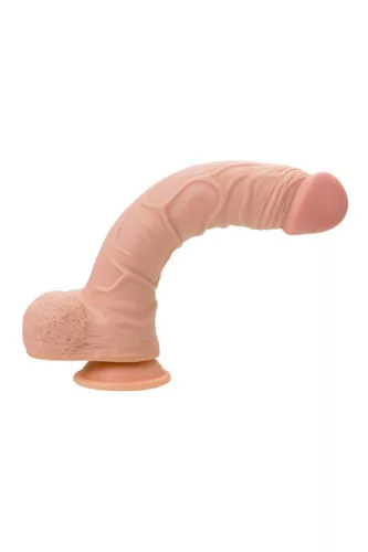RealStick Dildó Realisztikus, mozgatható tetejű, állítható 28,5 cm hús színű