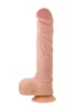 RealStick Dildó Realisztikus, mozgatható tetejű, állítható 28,5 cm hús színű