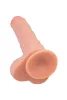 RealStick Dildó Realisztikus, mozgatható tetejű, állítható 28,5 cm hús színű