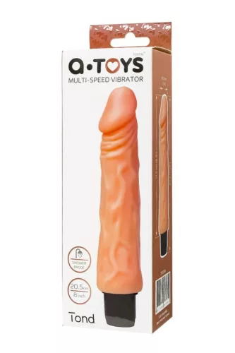 A-Toys Vibrátor Realisztikus dizájn, állítható rezgés 17,5 cm