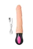 A-Toys Vibrátor fűthető, 12 fokozatú, hajlékony 19 cm fekete