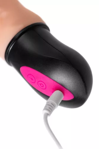 A-Toys Vibrátor fűthető, 12 fokozatú, hajlékony 19 cm fekete