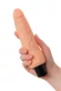 A-Toys vibrátor többsebességes, ultra-realisztikus 17 cm vízálló fekete