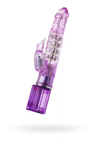 A-toys Vibrátor Kettős stimuláció, 8 mód 14 cm fekete