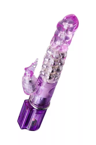 A-toys Vibrátor Kettős stimuláció, 8 mód 14 cm fekete