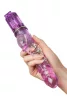 A-toys Vibrátor Kettős stimuláció, 8 mód 14 cm fekete