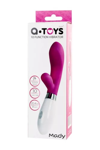 A-Toys Vibrátor 10 rezgésmód anatómiai 20,4 cm vízálló