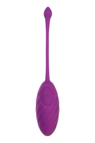 A-Toys Vibrációs tojás 10 mód távirányítós vízálló 18 cm lila