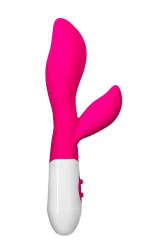 A-toys Vibrátor Kettős stimuláció 20 cm rózsaszín 10 mód