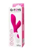A-toys Vibrátor Kettős stimuláció 20 cm rózsaszín 10 mód