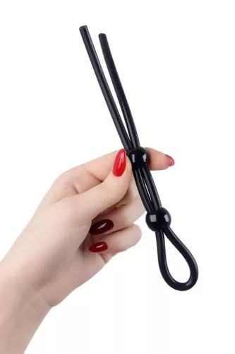 A-toys péniszhez állítható pánt 19,5 cm fekete vízálló