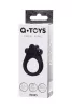 A-Toys Péniszgyűrű Rezgő, cserélhető betét 6,3 cm fekete