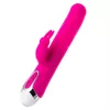 Jos Balle Vibrátor Kettős stimuláció Mozgó golyókkal 23 cm rózsaszín
