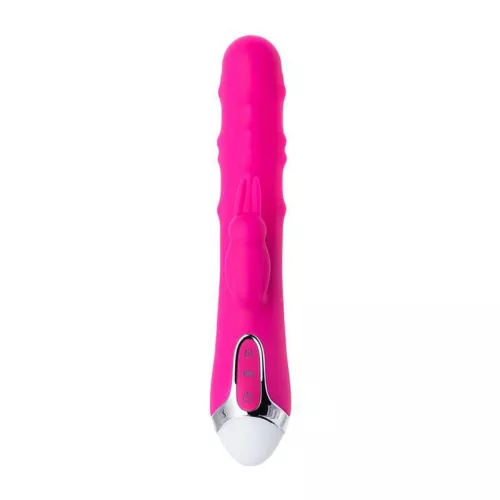 Jos Balle Vibrátor Kettős stimuláció Mozgó golyókkal 23 cm rózsaszín